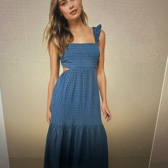 Lulus Blue Dress - Picture 1 of 5